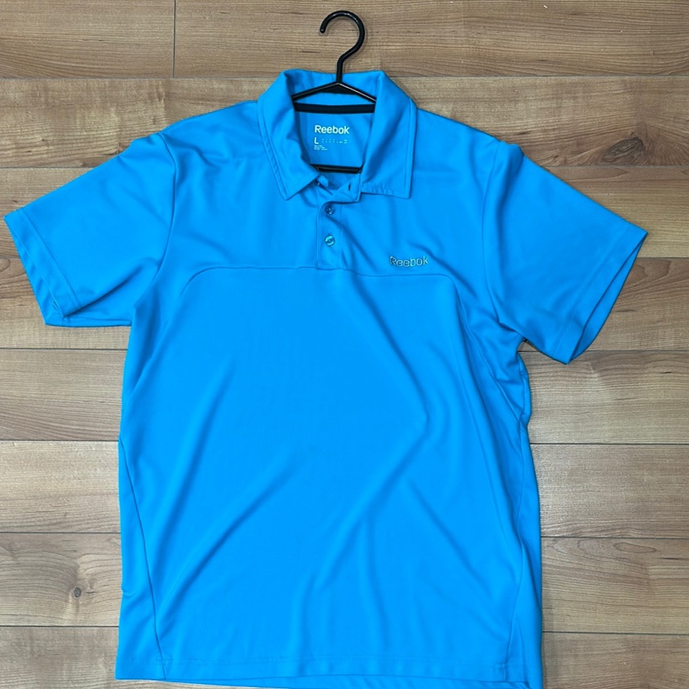 Reebok Blue Polo Shirt